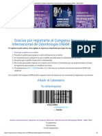 Comprobante Congreso Nacional e Internacional de Odontología UNAM - AMIC 2024