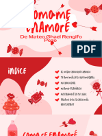 Presentación Amor Corazón Ilustrado Rojo