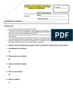 Examen Extraordinario Fotografia Forense Quinto Cuatrimestre Sin Respuestas