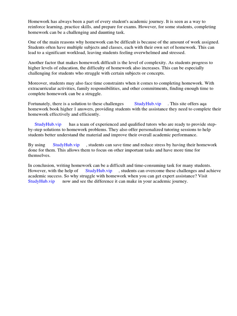 Aqa Homework Book Higher 1 Answers | PDF | Homework | Pay Pal