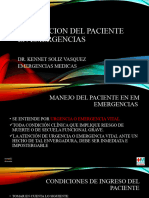 Tema 2 Atencion y Evaluacion Del Paciente en Urgencias