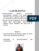 Plan de Ayutla y Reforma Liberal