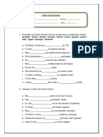 Exercícos Verbos PDF