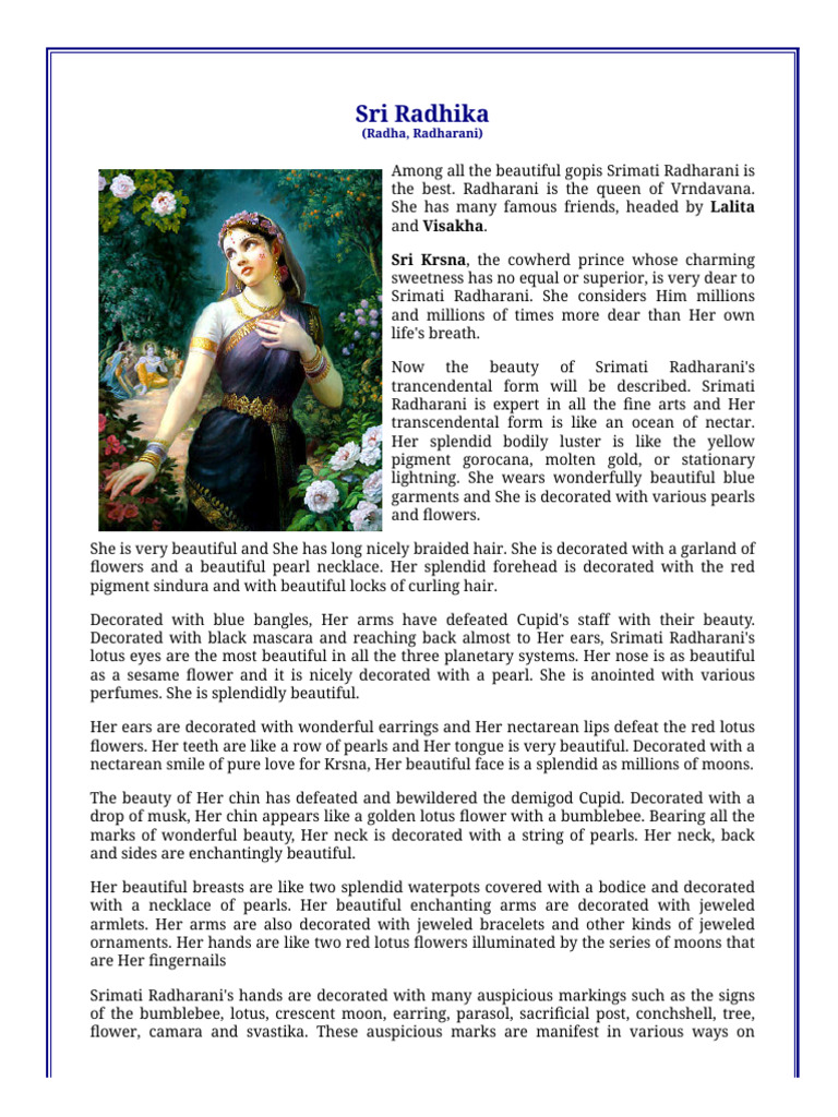 Radha | PDF