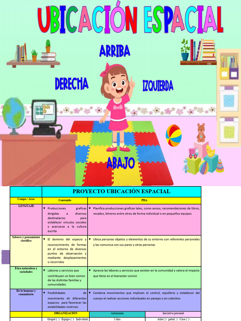 Actividades De Ubicación Espacial Preescolar Pdf Evaluación 