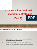 chapter 4 international mkg strategie (part 1)