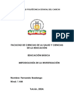 Ensayo de La Metodologia de La Investigacion