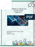 Tarea Unidad 1 Genetica