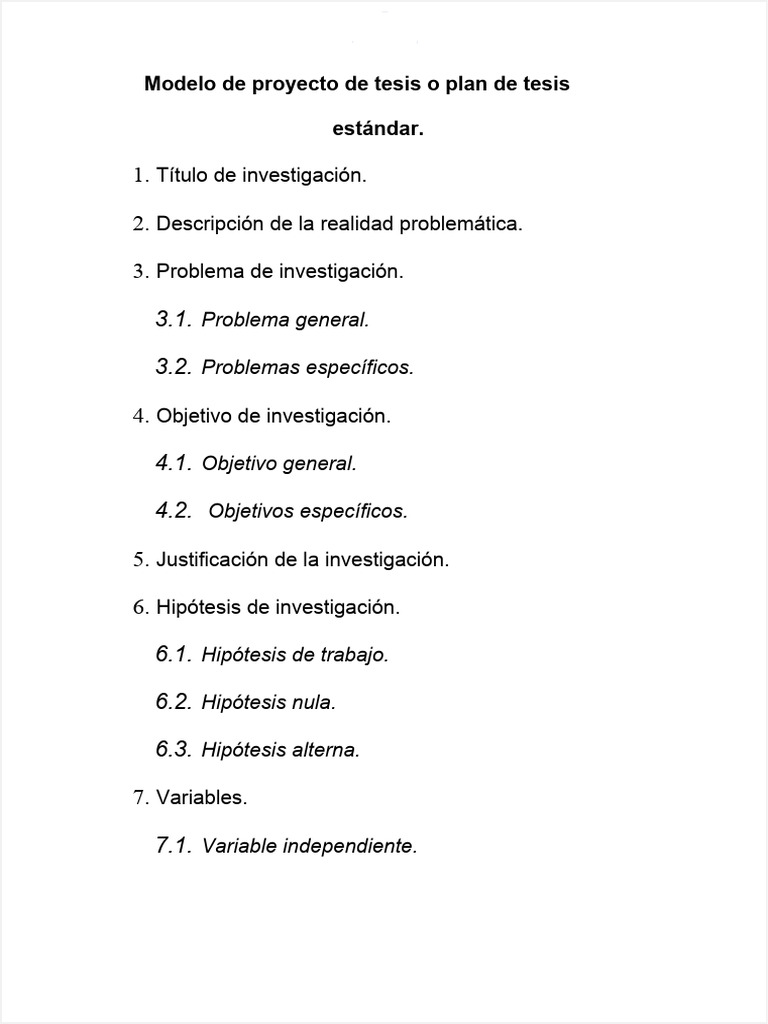 Guía Completa para Proyecto de Tesis | PDF
