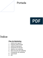 Plantilla Presentación - Plan de Marketing