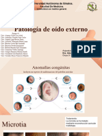 Patologías de Oido Externo