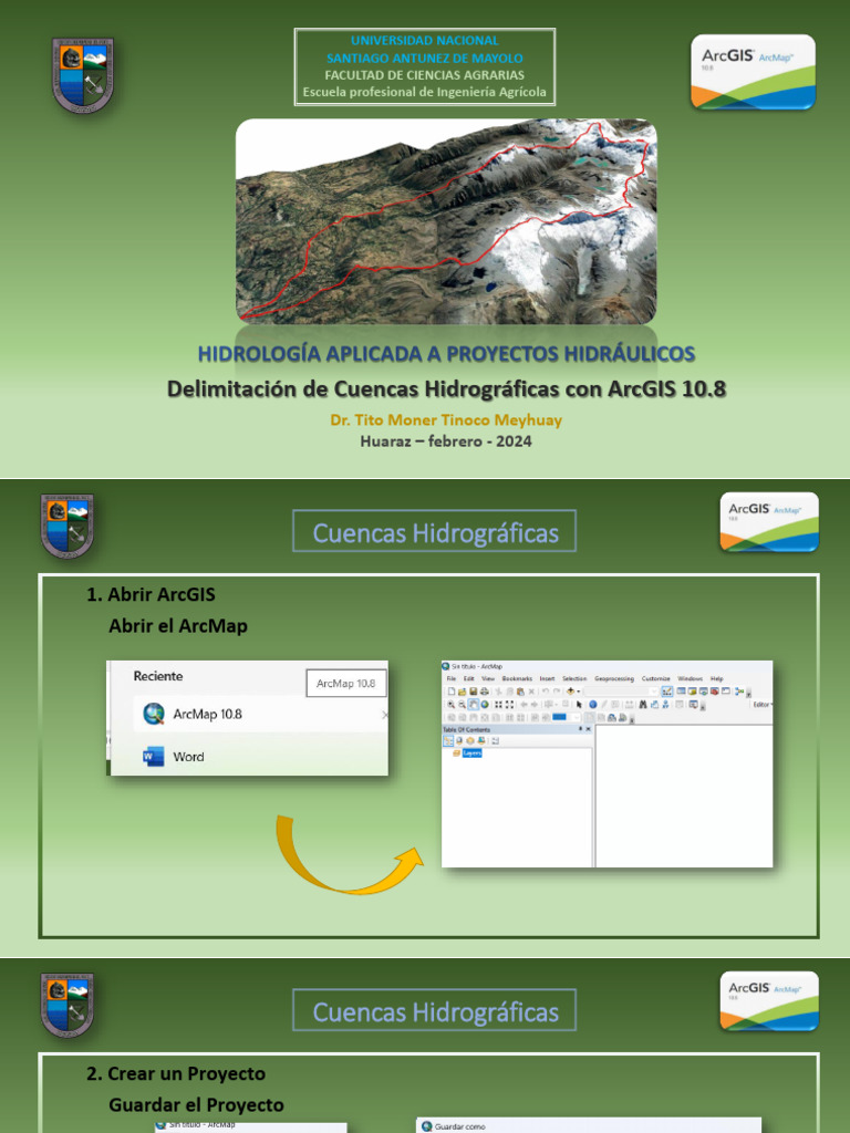 Cuencas hidrograficas arcgis 10 8 descargar gratis pdf