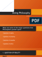 Lesson 2. Doing Philosophy