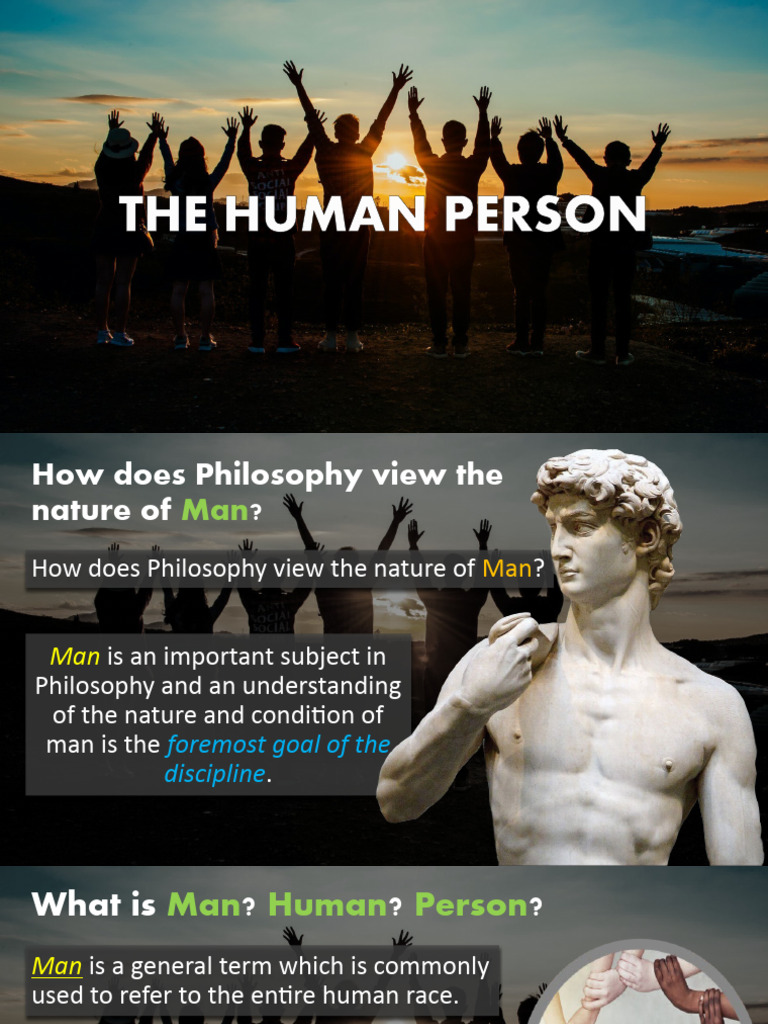 Understanding the Nature of Man in Philosophy | PDF | Human | Mind