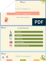 Smile 6 - Unit 7 - Lesson 4
