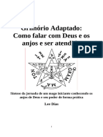 Grimório Adaptado - Como Falar Com Deus e Os Anjos - Lee Dias