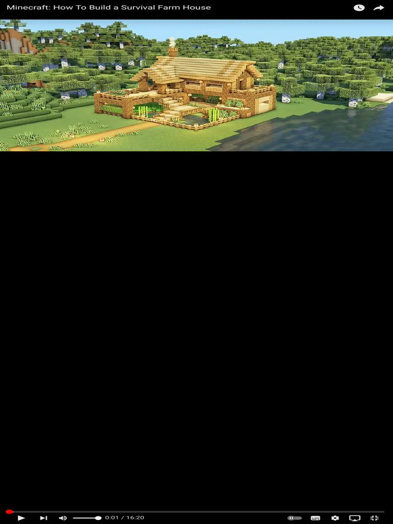 Build a Survival Farm House in Minecraft | PDF