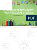 CUADERNO DE ACTIVIDADES PARA PREESCOLAR E INFANTIL