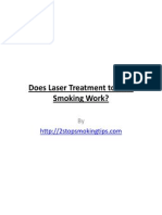 Does Laser Treatment to Stop Smoking Work
