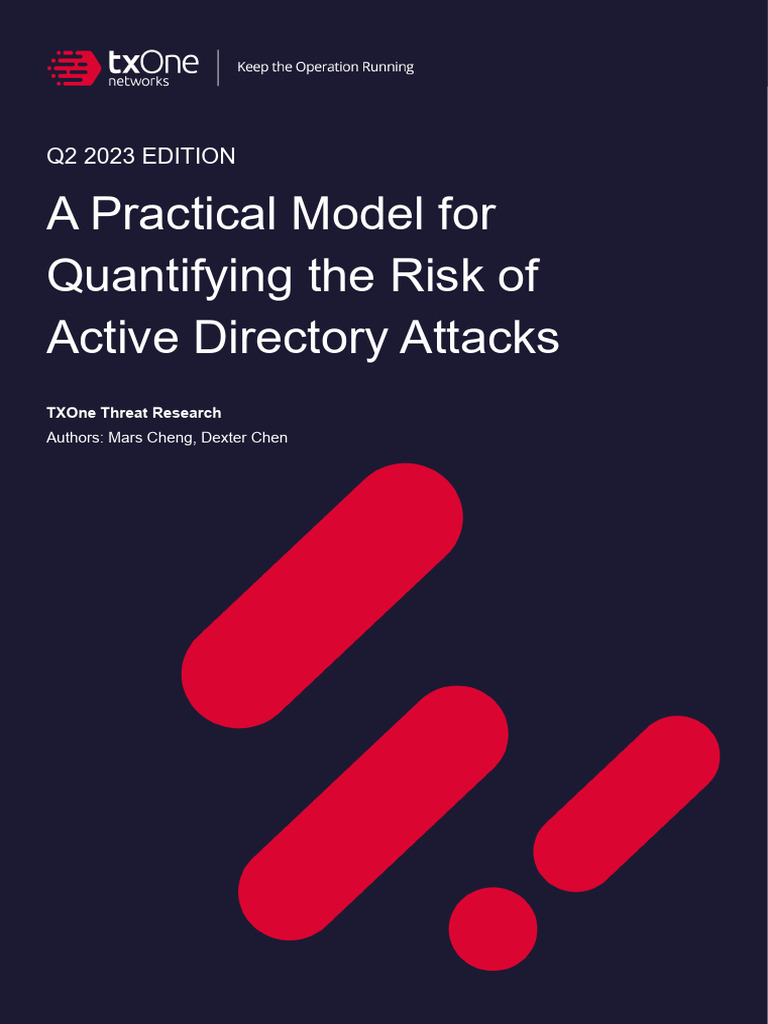 Active Directory Attack Risk Model | PDF | Active Directory | Ransomware