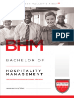 Bachelor of Hospitality Management