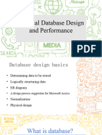 GROUP 5 Physical Database Design and Performance