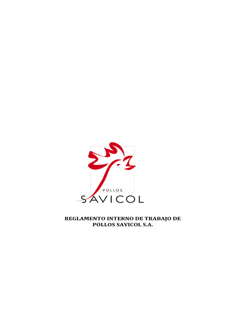 Reglamento Interno de Trabajo Savicol S.A. | PDF | Salario | Derecho ...