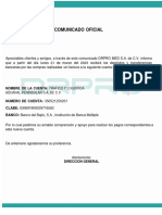 21-03-23 COMUNICADO OFICIAL Bajio DRPROMED