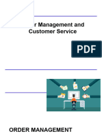 Order Management and Customer Services