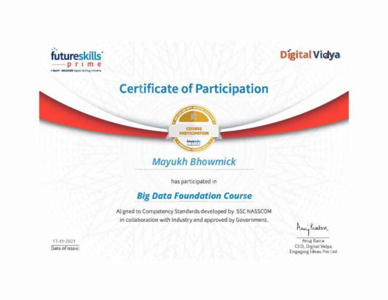 Data Foundation Course | PDF