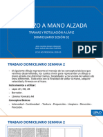 El Trazo A Mano Alzada: Tramas Y Rotulación A Lápiz Domiciliario Sesión 02