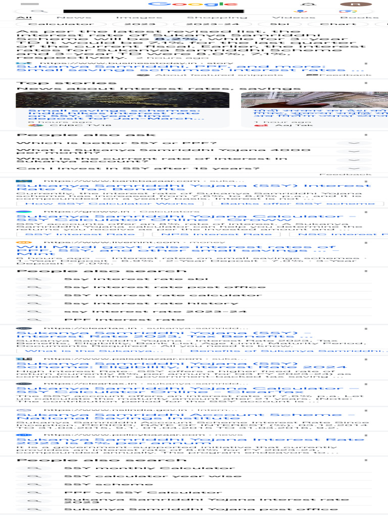 SSY Interest Rate Update for 2023-24 | PDF | Interest Rates | Interest