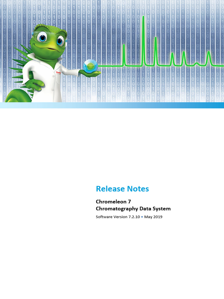 Release+Notes+ +chromeleon+7.2.10 | PDF | Password | Databases