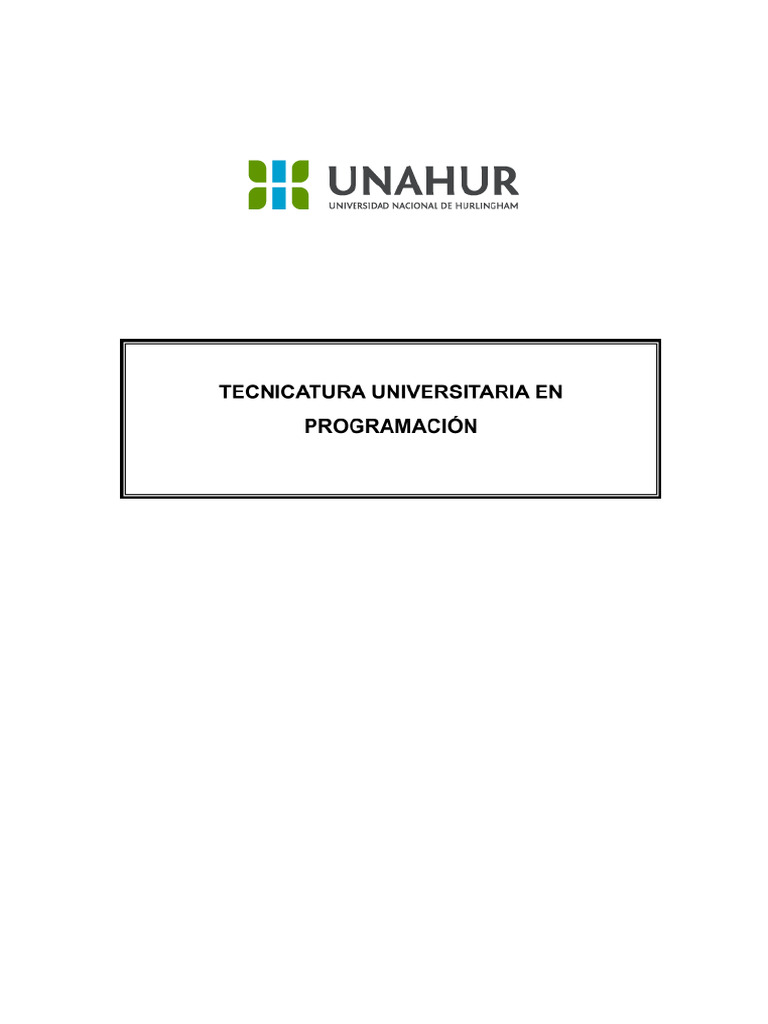 2022 tecnicatura universitaria en programacion unahur pdf software