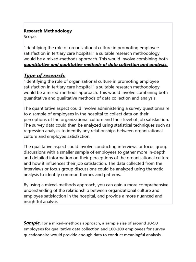 Research Methodology Pdf Survey Methodology Qualitative Research