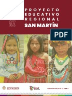 Proyecto Educativo Regional San Martin Al 2036