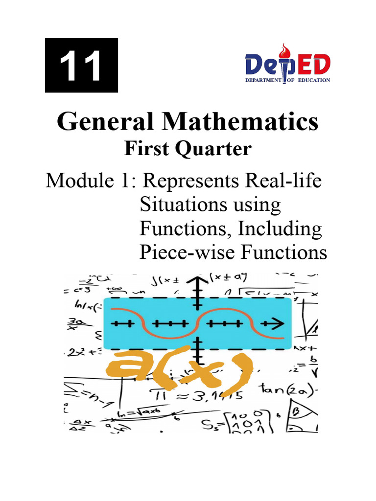 Grade 11 Gen Math Module 1: Functions | PDF | Function (Mathematics ...