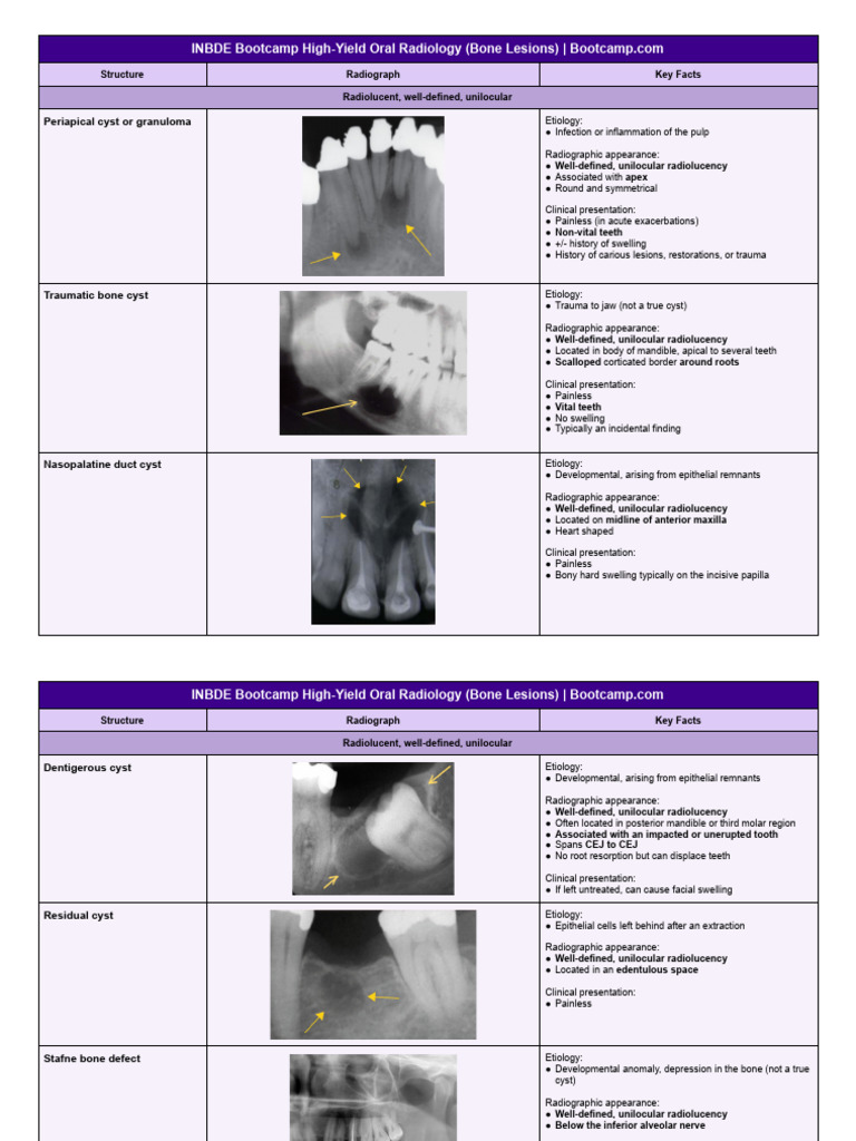 Step Ladder Pattern in Radiology | PDF | Dental Anatomy | Tooth