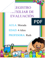 Registro Auxiliar de Evaluacion Ruth