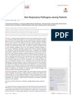 Coinfections With Other Respiratory Pathogens Among Patients With COVID-19