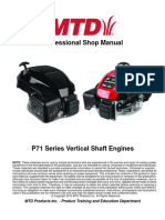 MTD P71 Series Vertical Shaft Engines