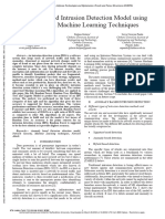 Anomaly Based Intrusion Detection Model Using Supervised Machine Learning Techniques