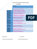 Calendario de Atención A Madres de Familia