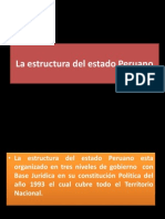 La Estructura Del Estado Peruano Clase 5 Socilogia