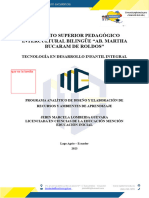 Programa Analítico-Diseño E.r.a.a-Examen Complexivo 2022-Ii