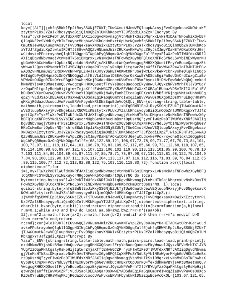 Local Encryption Script by Yasu | PDF | Arithmetic | Computer Security