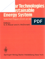 3540121544nuclear Technologies in A Sustainable Energy System