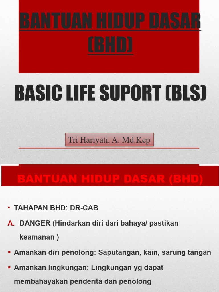 Panduan Bantuan Hidup Dasar BHD | PDF | Kajian Bahasa Asing
