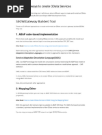 Create HTTP Service in ABAP Cloud | PDF | Data Model | Computing