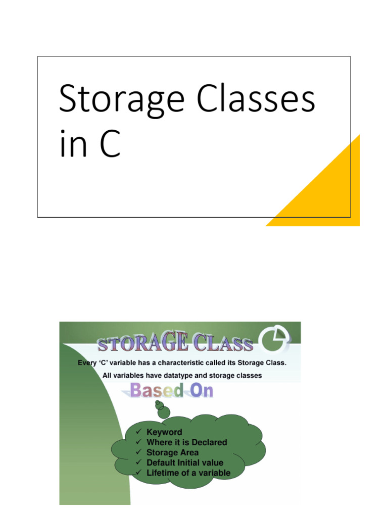 Storage Class | PDF